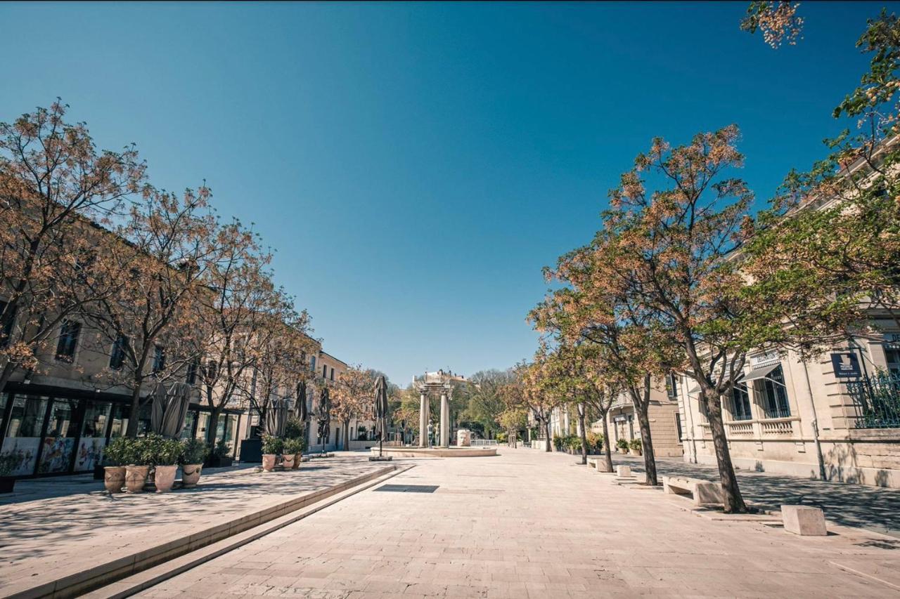 Apartament Roche Blanche - Terrasse Et Parking Nîmes Zewnętrze zdjęcie